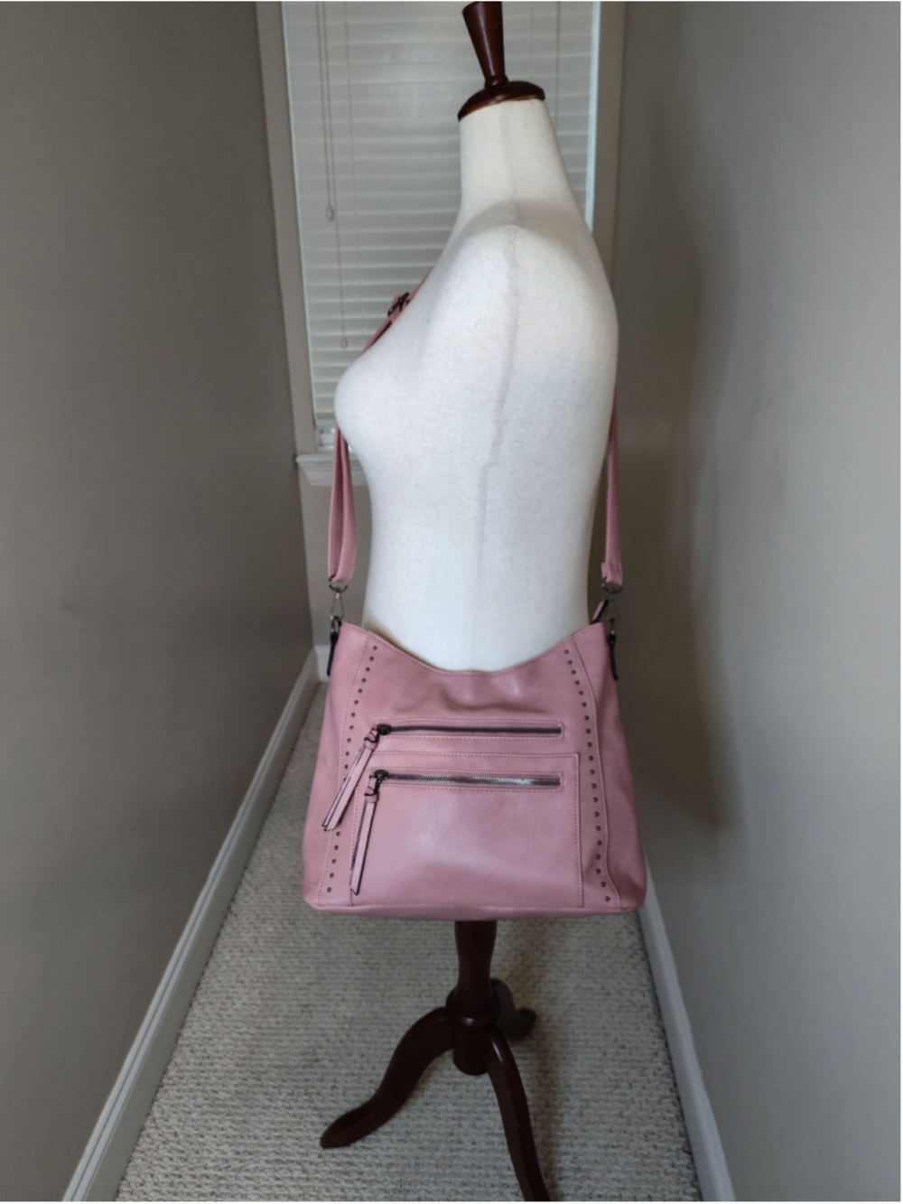 Women's Sam & Hadley Pink Crossbody Bag